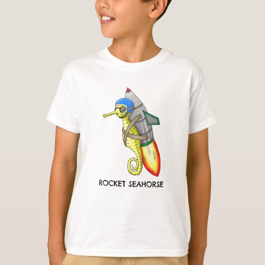 Rocket Seahorse T-shirt (Voorkant)