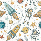 Rocket Ship Blanket Planeten & Sterren voor Pasgeb Fleece Deken