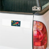 Rocket Ship Bumpersticker (Op Truck)