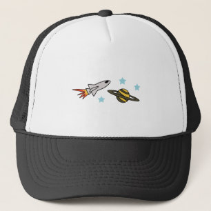 ROCKET SHIP EN SATURING TRUCKER PET