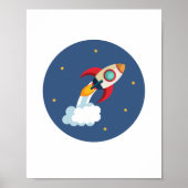 Rocket Ship Poster (Voorkant)