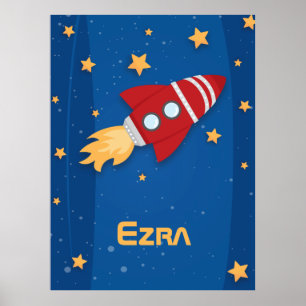 Rocket Ship Poster