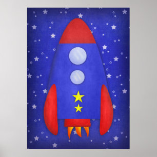 Rocket Ship Print