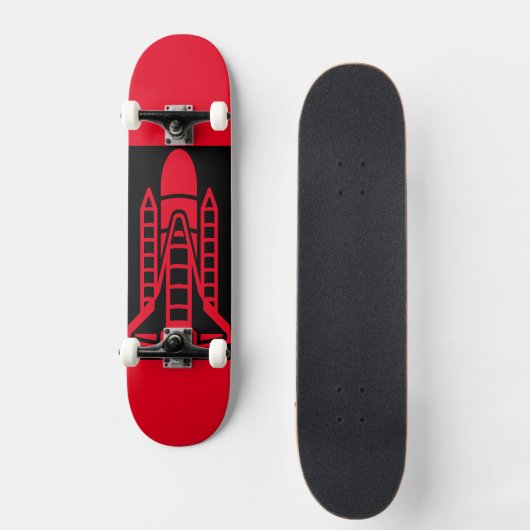 ROCKET SHIP-skateboard Skateboard (Voorkant)