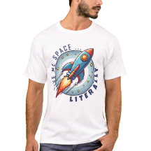 Rocket Ship T-Shirt - Geef me letterlijk ruimte