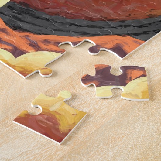 Rocket Ship Universe Planet Space Legpuzzel (Zijkant)