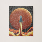 Rocket Ship Universe Planet Space Legpuzzel (Verticaal)