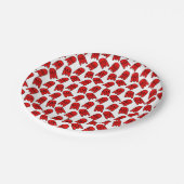 Rocket Ship Verjaardagsfeest Papieren Bordje (Gekanteld)