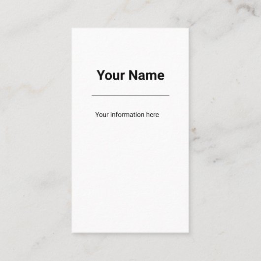 Rocket Ship Visitekaartje (Achterkant)