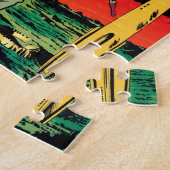 Rocket Ship X  Sci Fi Comic Book Hoesje Legpuzzel (Zijkant)