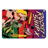Rocket Ship X  Sci Fi Comic Book Hoesje Magneet (Horizontaal)