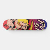 Rocket Ship X  Sci Fi Comic Book Hoesje Skateboard (Horizontaal)