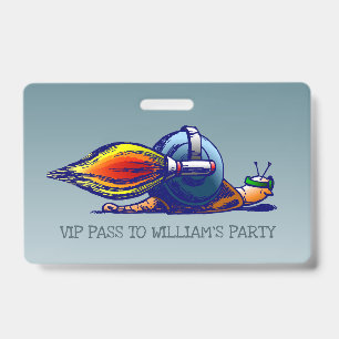 Rocket Slak VIP Pas Badge