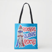 Rocket Slides Rock Fun Playground Homage Draagtas (Voorkant)
