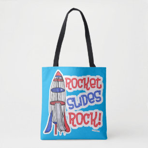 Rocket Slides Rock Fun Playground Homage Draagtas