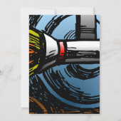 Rocket Snail Birthday Uitnodiging (Achterkant)