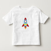 Rocket Spaceship Launching Kinder Shirts (Voorkant)
