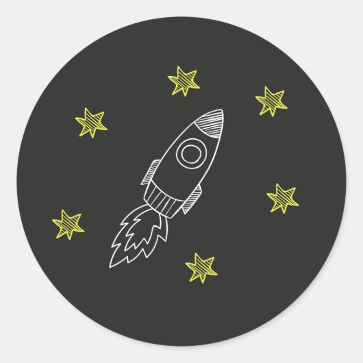 Rocket Sticker (Voorkant)