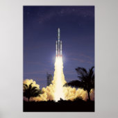 Rocket Takeoff Poster (Voorkant)