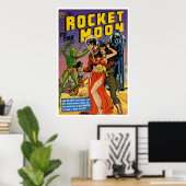 Rocket to the Moon (1951) Poster (Thuiskantoor)