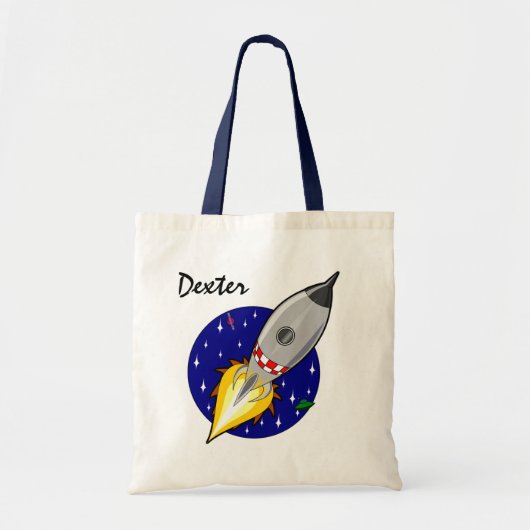 Rocket Tote Bag (Voorkant)