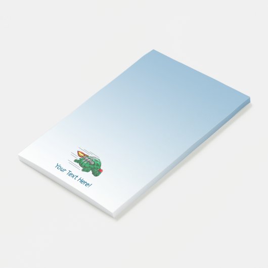 Rocket Turtle's Jetpackrit Post-it® Notes (Schuin)