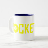 Rocketeer-mok Tweekleurige Koffiemok (Voorkant links)
