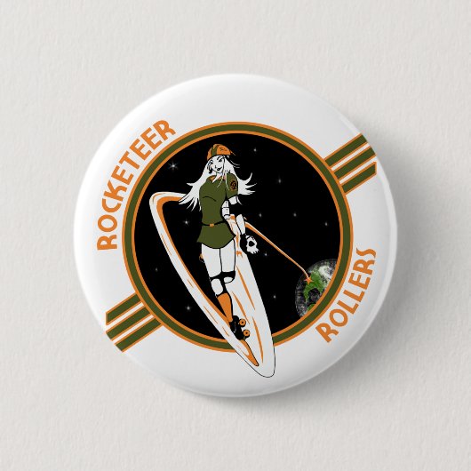 Rocketeer Rollers Button (Voorkant)