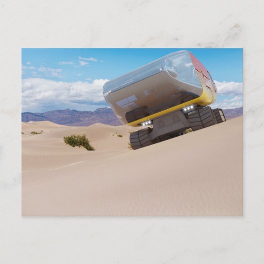 RocketLodge 3D Dry Desert - Briefkaart (Voorkant)