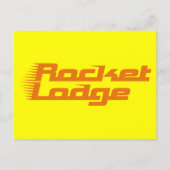 RocketLodge - Briefkaart (Voorkant)