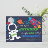 Rocketman 5x7 Invitation d'anniversaire (Debout devant)