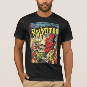 Rocketman strips t-shirt