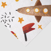 Rockets & Meteors Tissuepapier (Detail)
