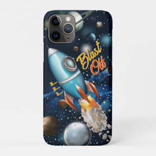 Rocketship Space Adventure Personaliseren iPhone 11 Pro Hoesje