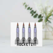 Rocketz3 Briefkaart (Staand voorkant)