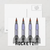 Rocketz3 Briefkaart (Voorkant / Achterkant)