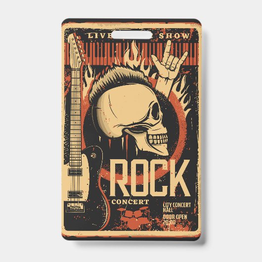 Rockfestival Badge (Voorzijde)