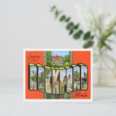 Rockford, Ilinois Vintage Big Letters Carte postal (Debout devant)