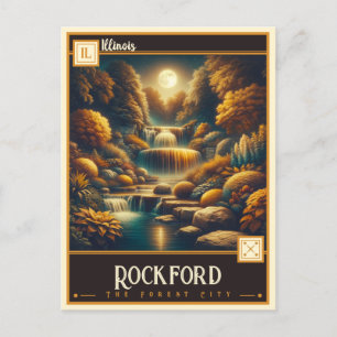Rockford, Illinois Briefkaart