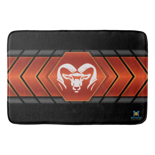 Rockford Rams #2 Bath Mat (Voorkant)