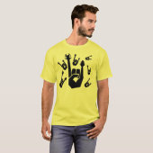Rockhandsymbool T-shirt (Voorkant volledig)