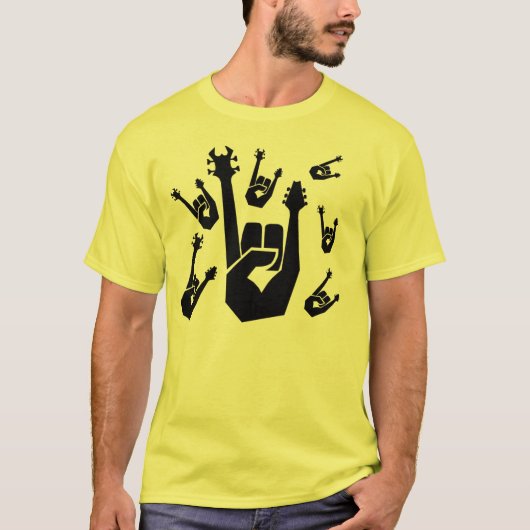 Rockhandsymbool T-shirt (Voorkant)