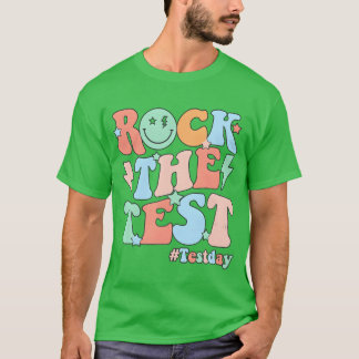 Rockheestesting Day Retro Motivational boy T-shirt