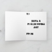 RockHopper Head Greetings Card Kaart (Binnen)