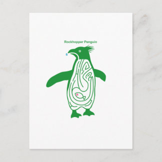 Rockhopper Penguin Maze G Briefkaart