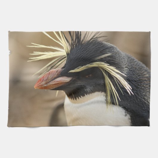 Rockhopper Penguin Towel Theedoek (Horizontaal)
