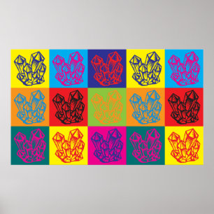 Rockhounding Pop Art Poster