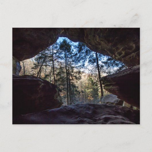 Rockhouse, Hocking Hills State Park, Ohio Briefkaart (Voorkant)