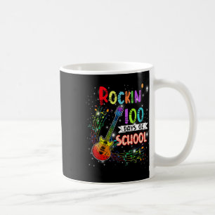 Rockin '100 dagen school gitaar student muziek te koffiemok