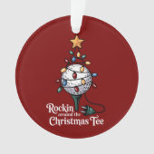 Rockin Around The Christmas Tee Funny Golf Xmas (devant)